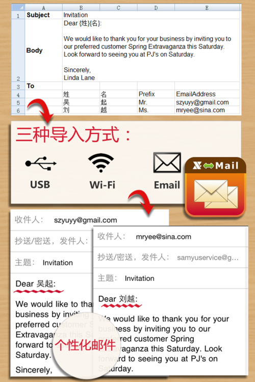 excel群发邮件_邮件