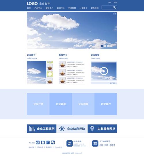 广告发布网站模板_网站模板设置