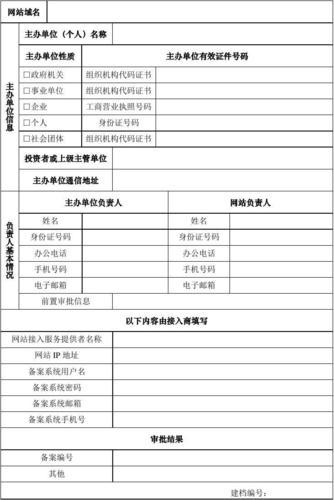 工信部网站备案批准文件_网站备案