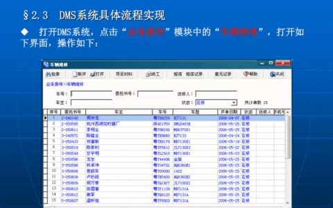 dms是什么单位_DMS输出流