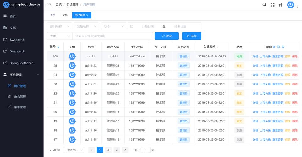 服务器用户列表_用户列表