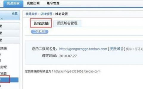 店铺域名是什么_店铺发布
