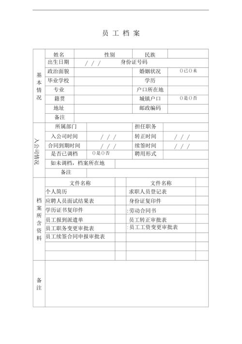 档案网站建设愿景_员工档案