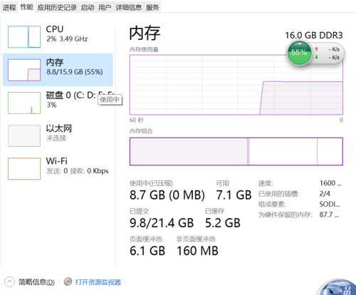 服务器主机内存占用高_PMS进程占用内存高