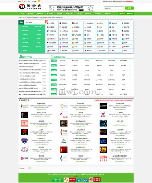 分类目录网站模板_网站模板设置