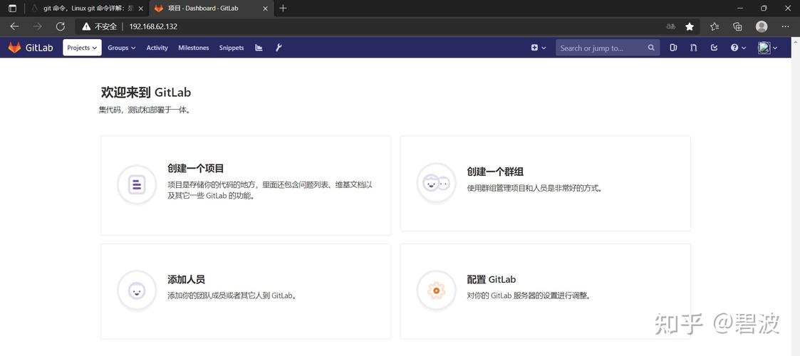 服务器部署git网站_Gitlab 14.2.1 部署