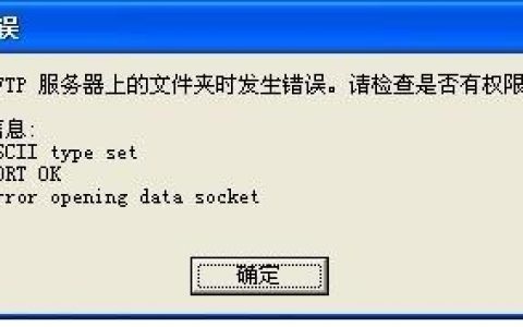 如何解决FTP服务器文件访问时的错误提示？