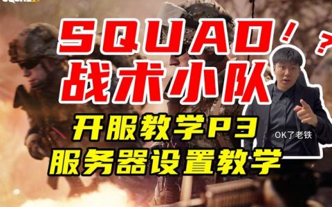 开设战术小队服务器需要满足哪些关键条件？