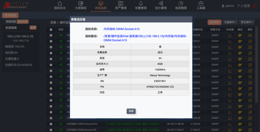 服务器cpu内存监控_内存资源监控