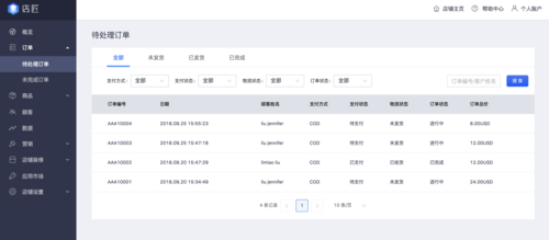 电商crm客户管理系统_电商管理订单管理