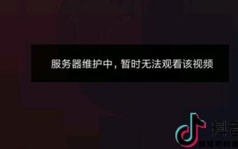 抖音遭遇服务器维护，用户何时能恢复正常访问？