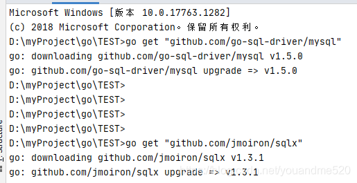 导入mysql数据库go语言驱动包_Go驱动包、驱动类