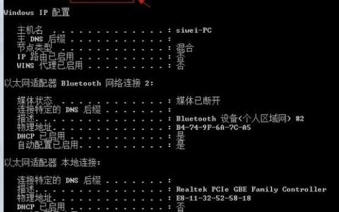 为何我的系统会显示两个DNS服务器地址？