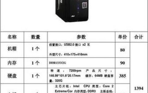 如何配置一台高性能的服务器级电脑？