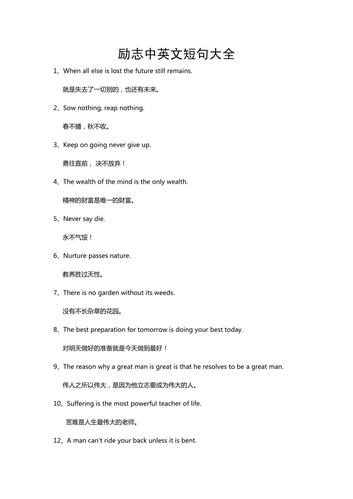 佛山专业英文网站建设_英文励志语录