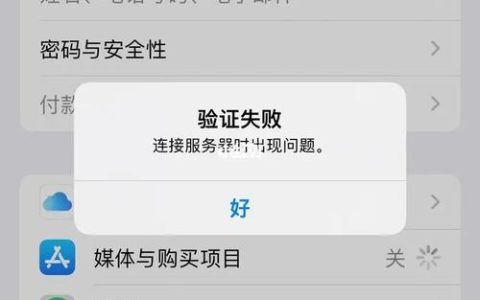 苹果ID连接服务器失败，常见原因与解决策略是什么？