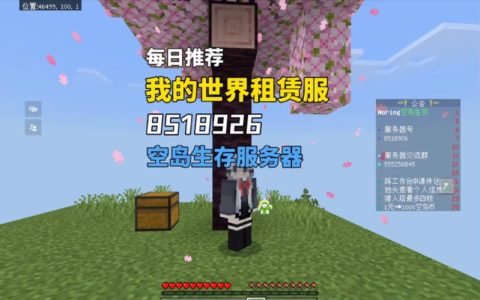 如何配置服务器空岛箱子以创建空仓库？
