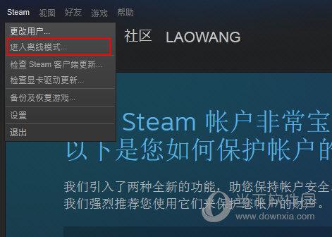 为什么steam好友服务器处于离线状态