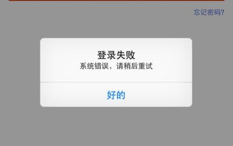 如何解决登录应用程序时遇到的服务器连接错误？