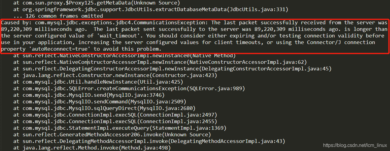 mysql 数据库连接时间超时_Mysql数据库