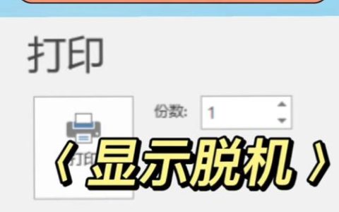 如何查看打印机是否处于脱机状态？