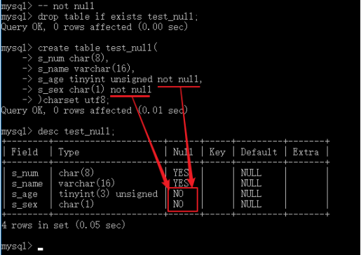 mysql数据库 null值_Mysql数据库