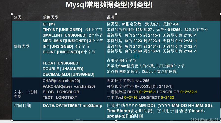 mysql数据库常量类型_引入常量