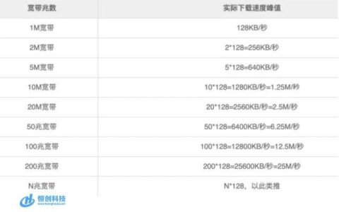 服务器带宽5m具体指代什么？