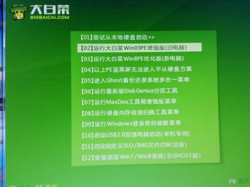 大白菜pe在哪里下载