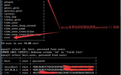 如何在MySQL中创建具有用户名和密码的数据库并实现登录？