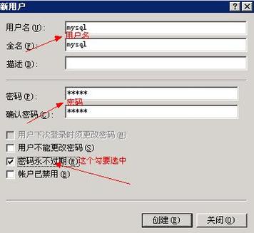mysql给数据库创建用户名和密码_用户名密码登录