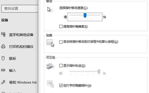 如何在Windows 10系统中调整鼠标设置？