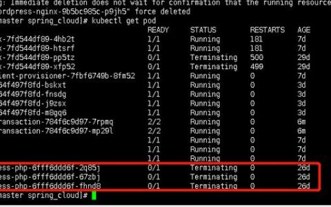 如何应对MySQL数据库Pod在Terminating状态下无法删除的问题？