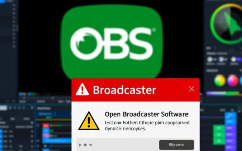 obs报错打不开？解决方法与常见原因详解