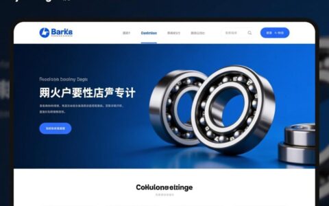 轴承网站设计如何提升用户体验与转化率？