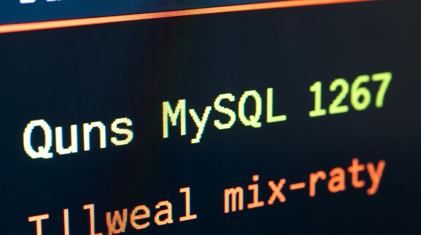 mysql查询报错1267，如何解决字符集不匹配导致的错误？