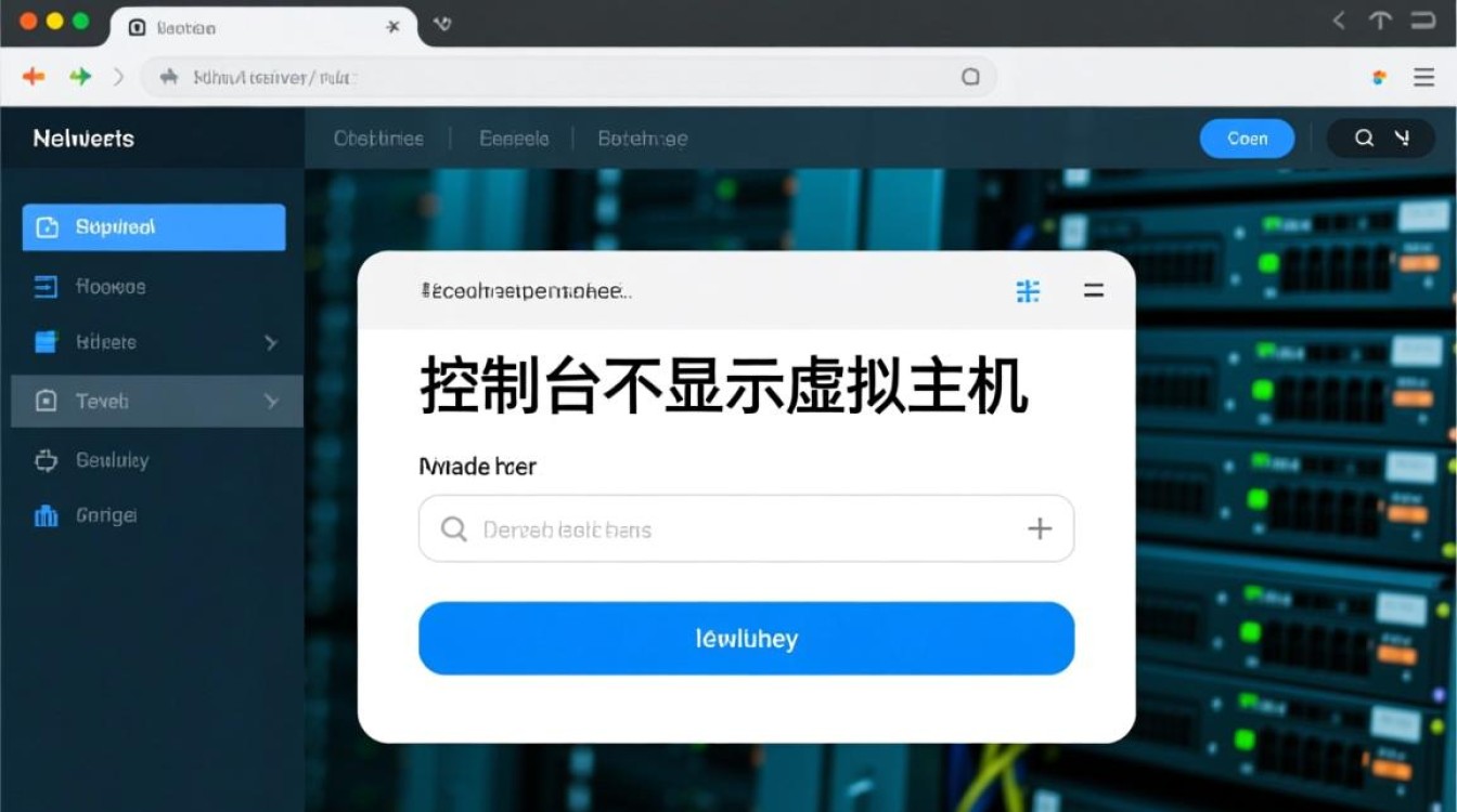我的服务器控制台不显示虚拟主机是什么原因,如何排查并解决? 我的服务器控制台不显示虚拟主机是什么原因,如何排查并解决?