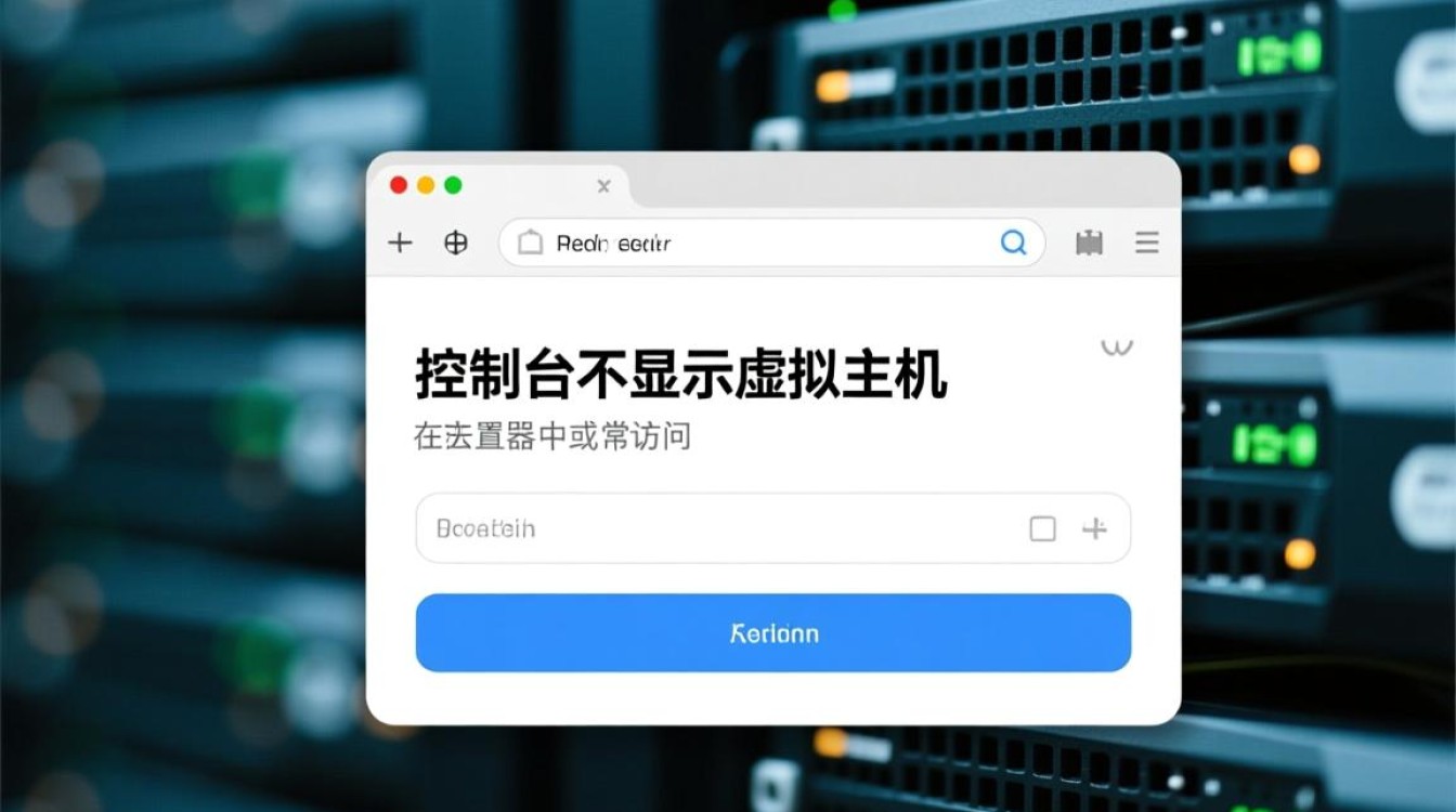 我的服务器控制台不显示虚拟主机是什么原因,如何排查并解决? 我的服务器控制台不显示虚拟主机是什么原因,如何排查并解决?