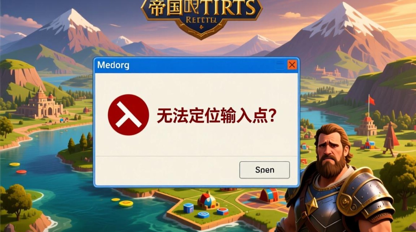 帝国时代启动无法定位输入点,到底要如何才能解决? 帝国时代启动无法定位输入点,到底要如何才能解决?