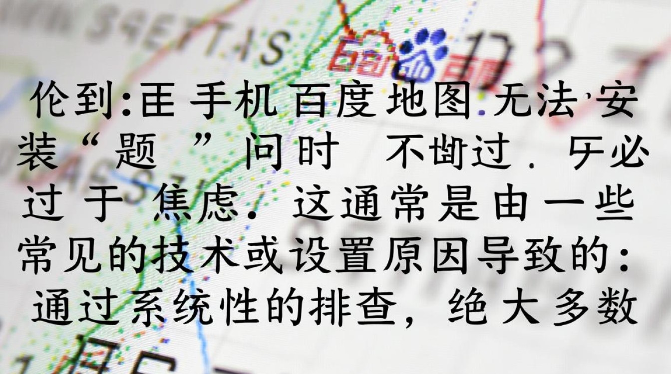 手机百度地图无法安装怎么办,是什么原因造成的,有什么彻底解决的好方法吗? 手机百度地图无法安装怎么办,是什么原因造成的,有什么彻底解决的好方法吗?