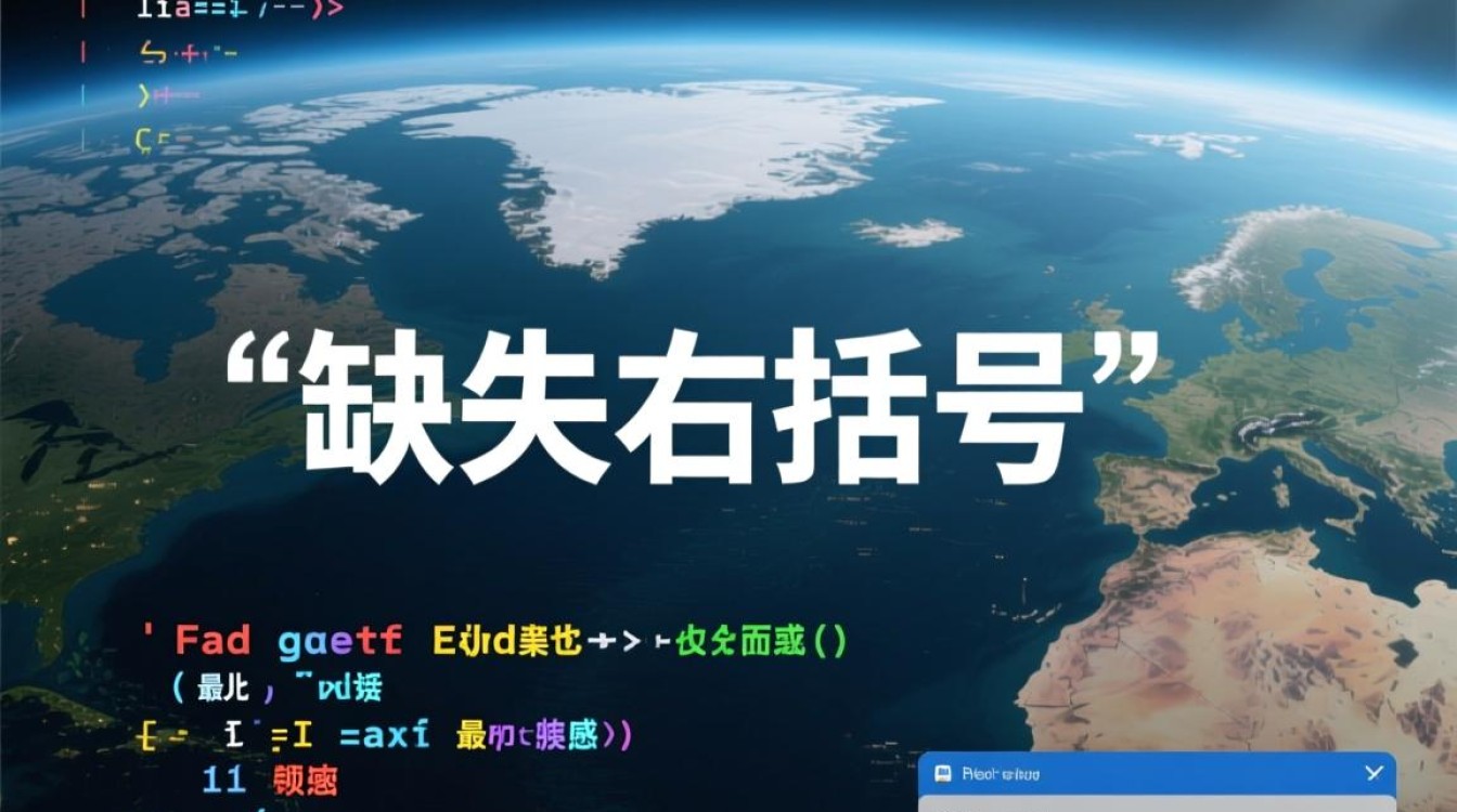 代码报错提示缺失右括号,我该如何解决? 代码报错提示缺失右括号,我该如何解决?