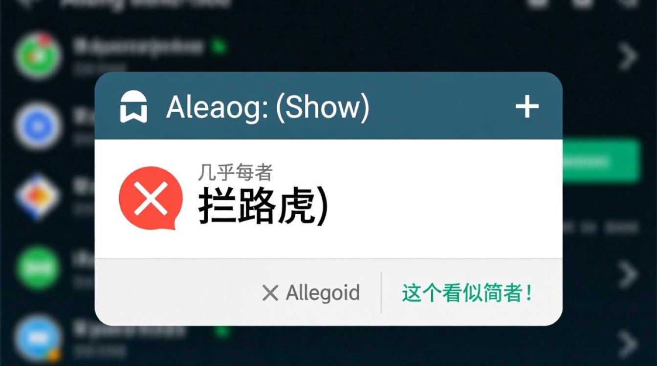 AlertDialog.show报错，为什么会提示token null异常？