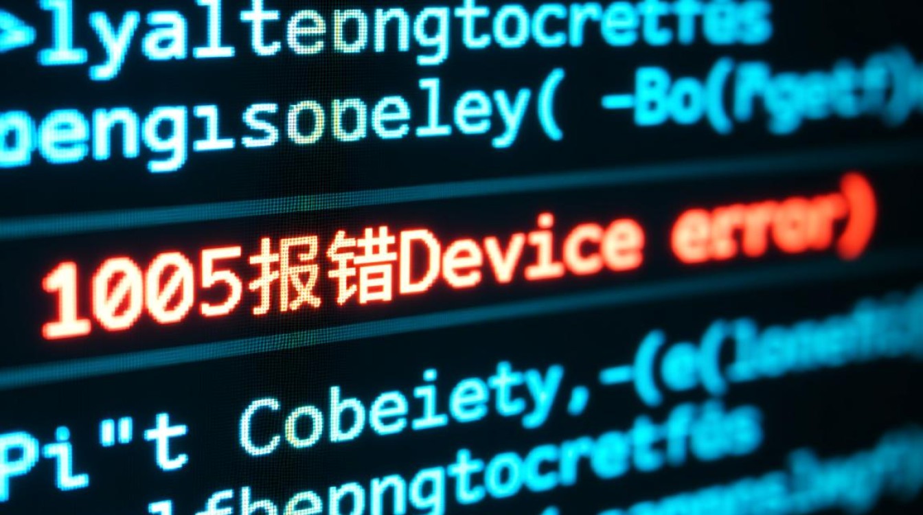 遇到1005报错Device error该如何有效解决？