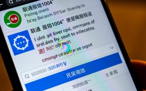 手机联通报错1004是什么原因，该如何解决？