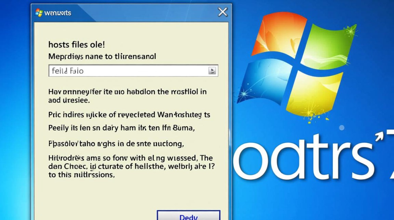 Win7系统下hosts文件无法修改，提示权限不足怎么办？