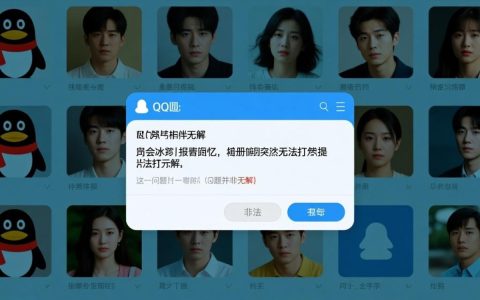 为什么QQ相册突然打不开还报错，要怎么才能恢复正常？