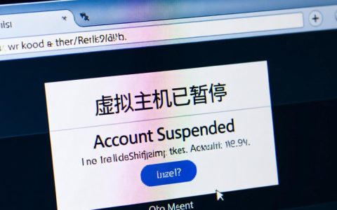 虚拟主机突然暂停网站打不开，紧急解决方法是什么？