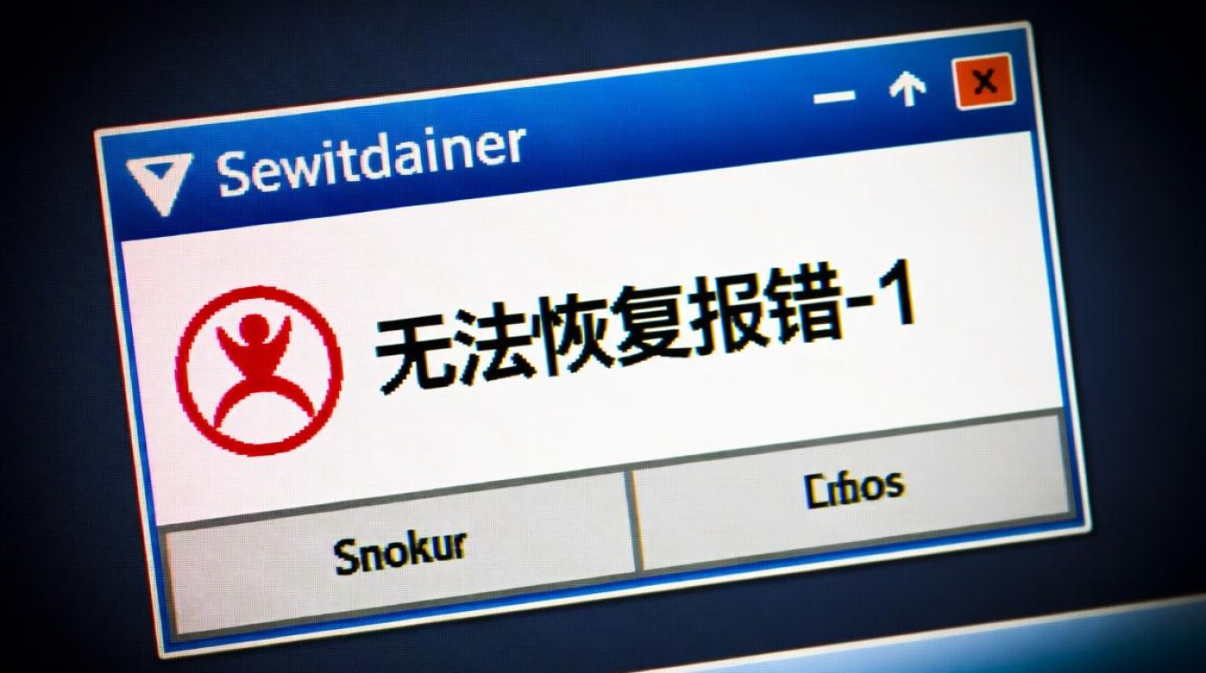 电脑突然提示无法恢复报错-1，究竟该如何修复解决？