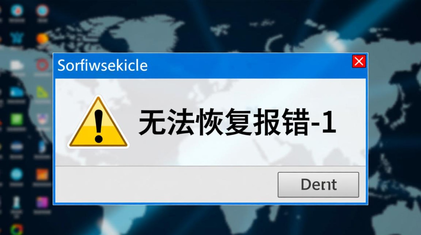 电脑突然提示无法恢复报错-1，究竟该如何修复解决？