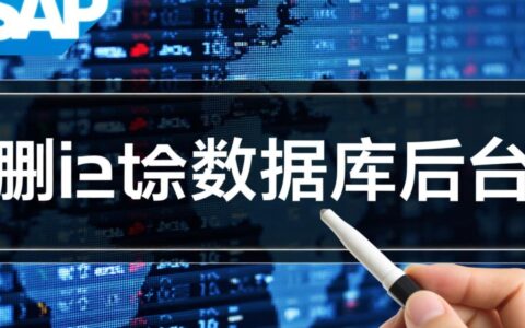 SAP数据库后台直接删数据具体有哪些风险和正确步骤？
